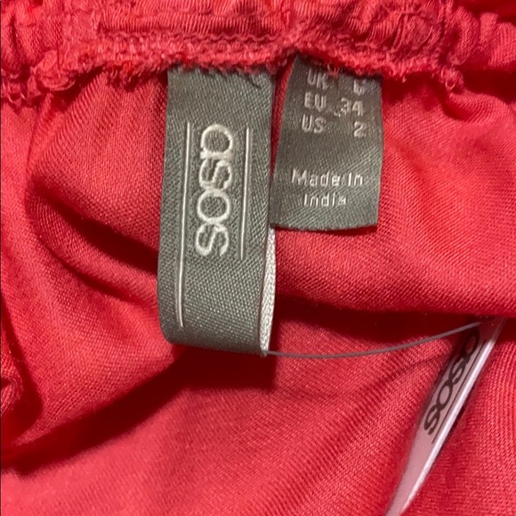 NWT ASOS Peach Bell Sleeve Cover Up Size 2 - Picture 4 of 7